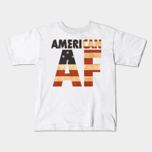 Funny Cute American Patriot July 4th G001966 Kids T-Shirt